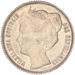 ½ Gulden. Wilhelmina. 1905. UNC -.