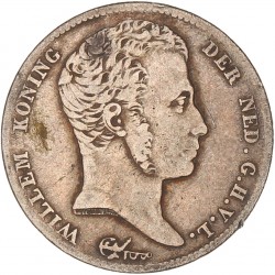½ Gulden. Willem I. 1819 U. Fraai / Zeer Fraai.