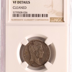 ½ Gulden. Willem I. 1819 U. Fraai / Zeer Fraai.