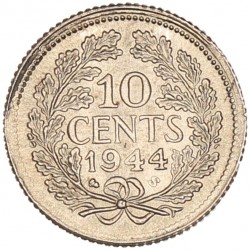 10 Cent. Wilhelmina. 1944 S. FDC.