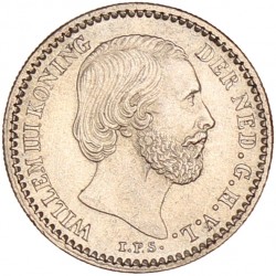 10 Cent. Willem III. 1890. Prachtig +.