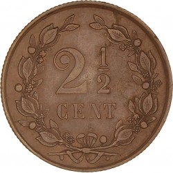 2½ Cent. Willem III. 1886. UNC.