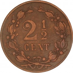 2½ Cent. Wilhelmina. 1898. Prachtig -.