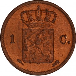 1 Cent. Willem I. 1837. FDC.