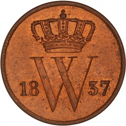 1 Cent. Willem I. 1837. FDC.