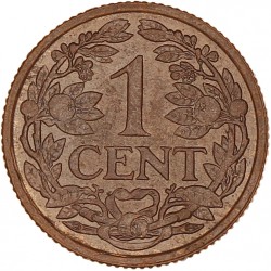 1 Cent. Wilhelmina. 1916. FDC.