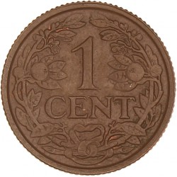 1 Cent. Wilhelmina. 1940. Prachtig +.