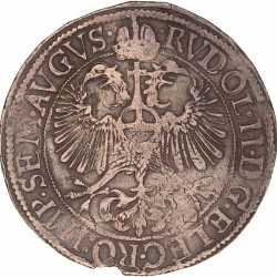 Arendrijksdaalder. Rudolf II. 1598. Zeer Fraai -.