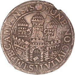 Arendrijksdaalder. Rudolf II. 1598. Zeer Fraai -.