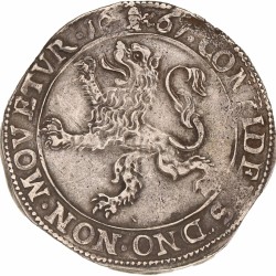 Leeuwendaalder. Kampen. 1667. Prachtig.