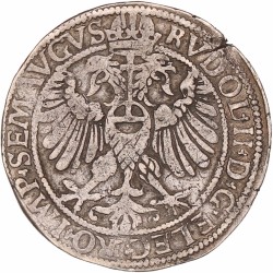 Halve Arendrijksdaalder. Kampen. Rudolf II. Z.j. (1576 - 1596). Zeer Fraai -.