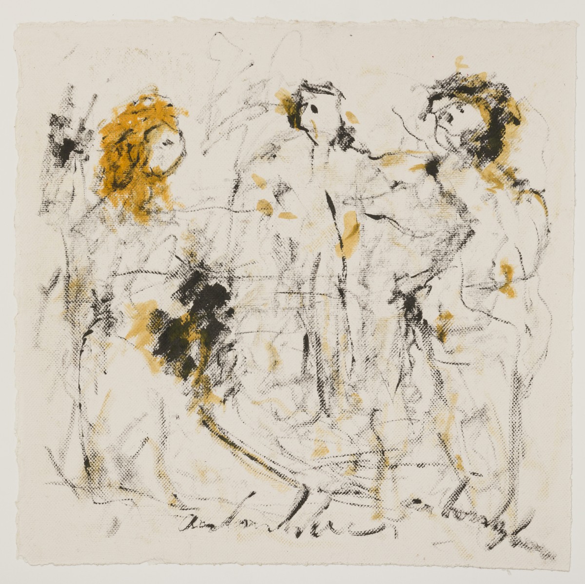 Anton Heyboer (Sabang (Indonesië) 1924 - 2005 Den Ilp) - Drie Gratiën.