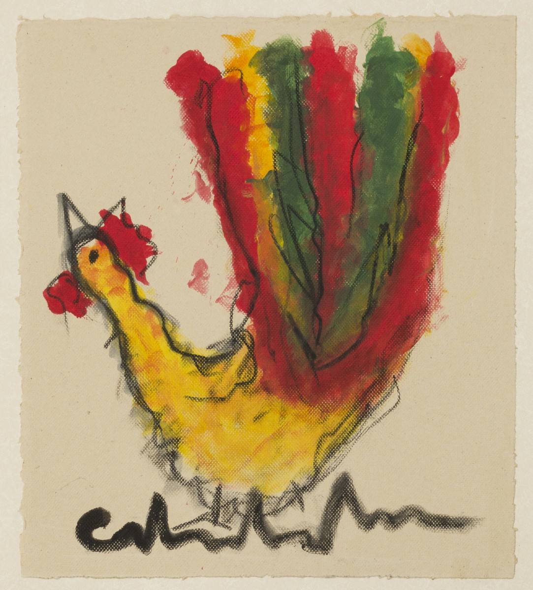 Anton Heyboer (Sabang (Indonesië) 1924 - 2005 Den Ilp) - Haan.