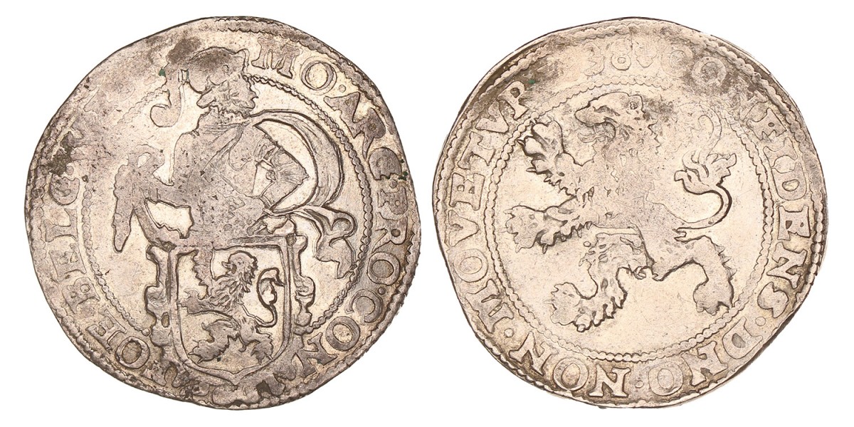 Leeuwendaalder. West-Friesland. 1638. Zeer Fraai -.