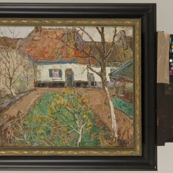 Jan Baartmans (Bergen op Zoom 189 - 1968), Een boerenhofje. - "Binnentuin".