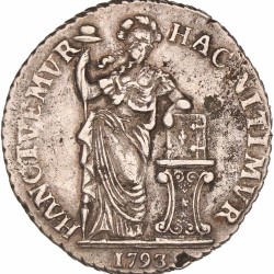 3 Gulden -generaliteits-. West-Friesland. 1793. Zeer Fraai -.