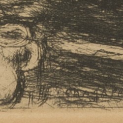Marc Chagall (Liozna, Belarus 1887 - 1985, Saint Paul de Vence, France), d'après, "L'Ours et l'Amateur des Jardins."
