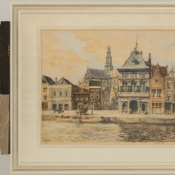 Hendrikus Elias Roodenburg (Den Haag 1895 - 1987), Gezicht op het Spaarne, Haarlem