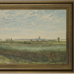 Huibert Antonie Ravenswaaij (Gorinchem 1891 - 1972), Gezicht op Woudrichem aan de Merwede.