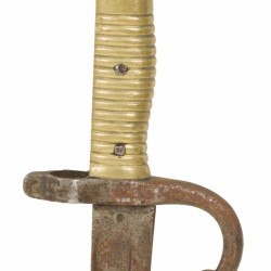 Een Frans "chassepot" bajonet, model 1866, Frankrijk, 19e eeuw.