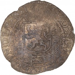Roosschelling van 6 stuiver. 1601. Fraai.