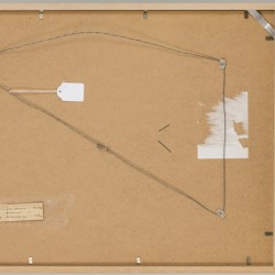 N.H. "Nico" van Bekkum (Geb. Rotterdam 1936), Bouwput. Daarbij een werk van Johannes Adrianus Burgerhout (geb. Rotterdam 1919), Kustgezicht Bretonse Kust. (2x)