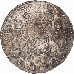 Dukaton of Zilveren Rijder. Utrecht. 1742. Zeer Fraai -.