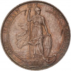 Great Britain. Edward VII. Florin. 1903.