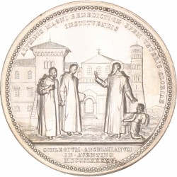 Italian states. Papal states. 1895. Foundation of the St. Anselmo college.