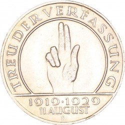 Germany. Weimar republic. 3 Mark. 1929 D.