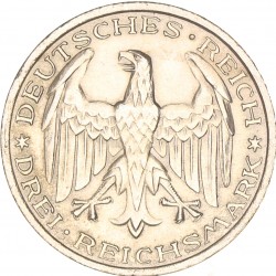 Germany. Weimar republic. 3 Mark. 1927 A.