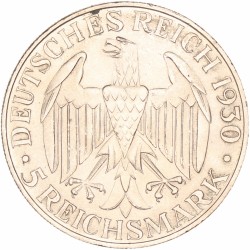 Germany. Weimar republic. 5 Mark. 1930 A.