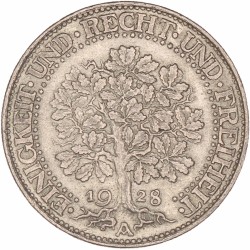 Germany. Weimar republic. 5 Mark. 1928 A.