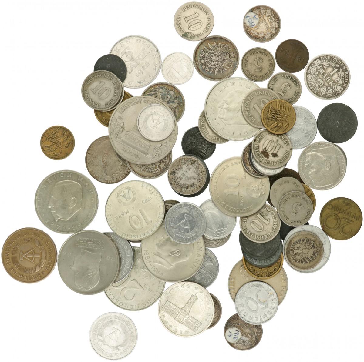 Germany. Lot (71) Coins. 19th/20th Century.