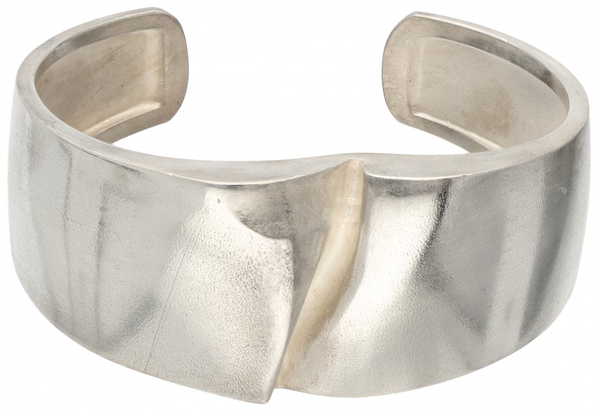 Björn Weckström voor Lapponia zilveren 'Darina' bangle armband - 925/1000.