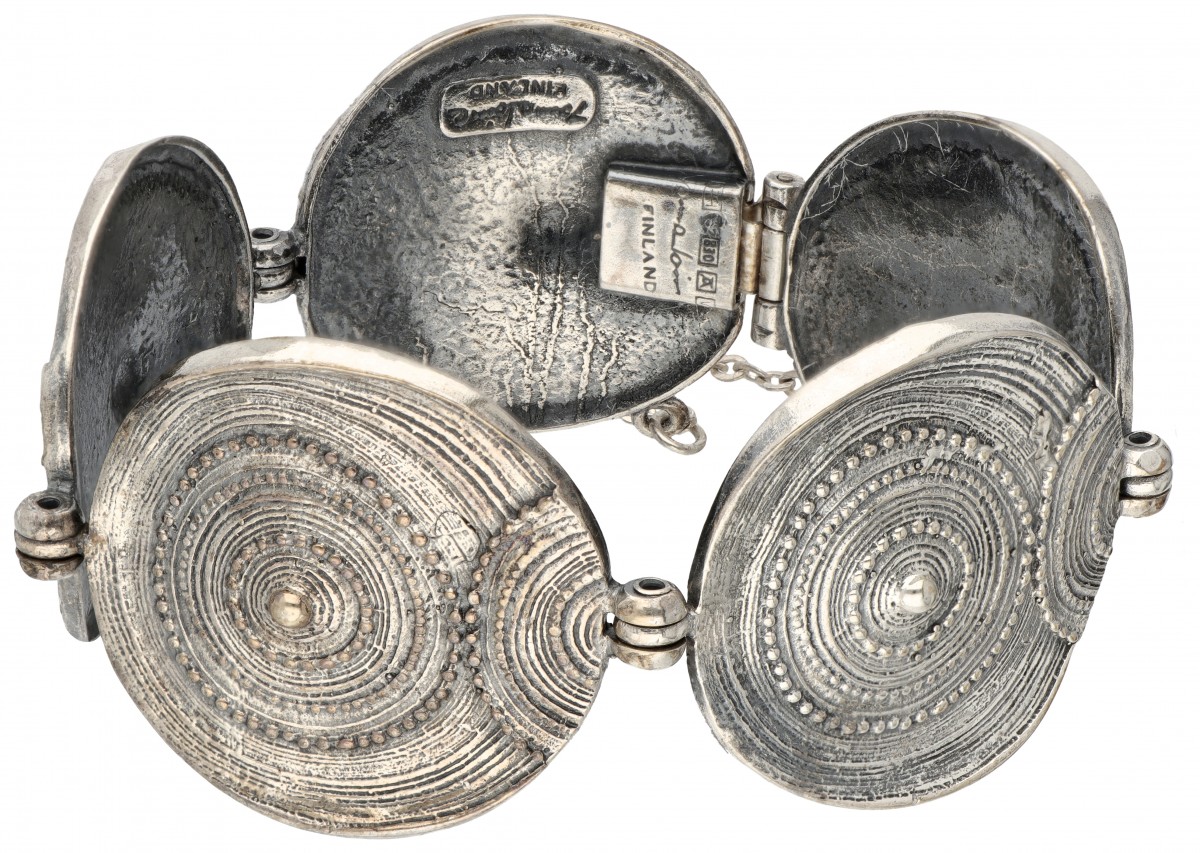 Jorma Laine voor Turun Hopea zilveren 'Chic' armband - 830/1000.