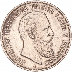 German states. Prussia. Friedrich III. 2 Mark. 1888 A.
