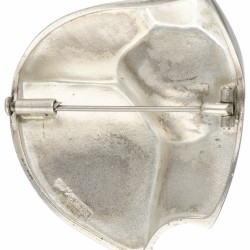 Björn Weckström voor Lapponia modernistische zilveren 'Labyrinth' broche - 925/1000.