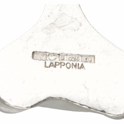 Björn Weckström voor Lapponia modernistisch zilveren 'Hydra' collier - 925/1000.