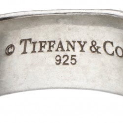 Zilveren Tiffany & Co. ring met bloemen - 925/1000.