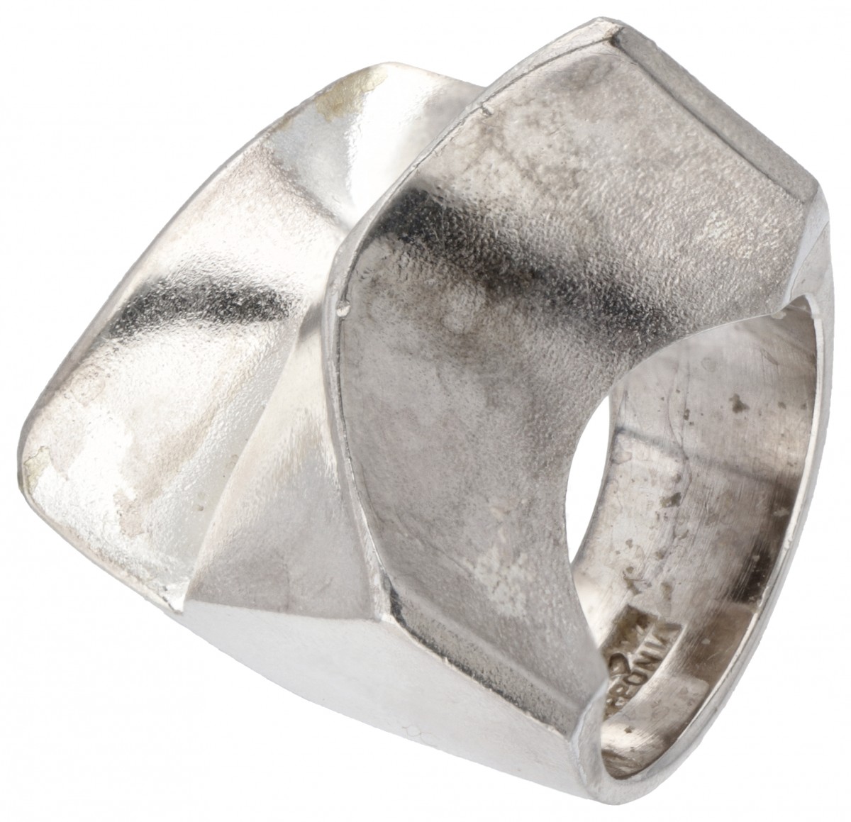 Björn Weckström voor Lapponia zilveren 'Carina' ring - 925/1000.