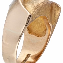Björn Weckström voor Lapponia 14 kt. geelgouden design ring.