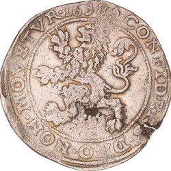 Leeuwendaalder. West-Friesland. 1638. Zeer Fraai -.