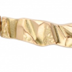 Björn Weckström voor Lapponia 14 kt. geelgouden 'Scintilla' design armband.