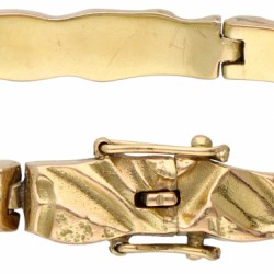 Björn Weckström voor Lapponia 14 kt. geelgouden 'Scintilla' design armband.