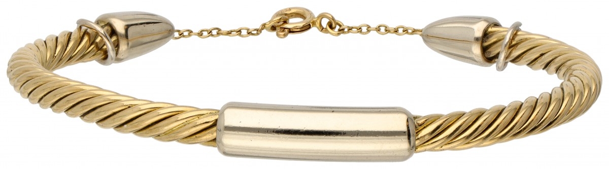 18 kt. Bicolor gouden Pomellato bangle armband.