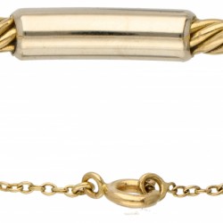 18 kt. Bicolor gouden Pomellato bangle armband.