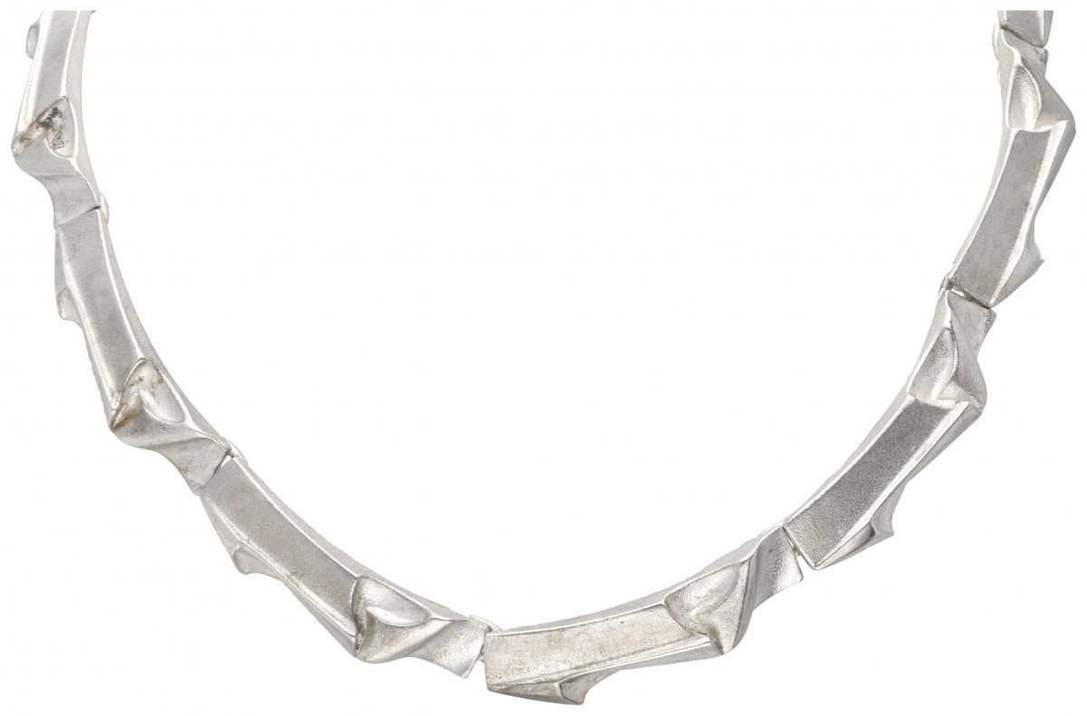 Modernistisch zilveren Lapponia collier - 925/1000.