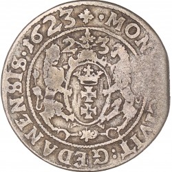Poland. Free city of Danzig. Sigismund III. Ort (1/4 Thaler). 1623.