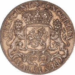 Dukaton of Zilveren Rijder. 1790. Prachtig +.